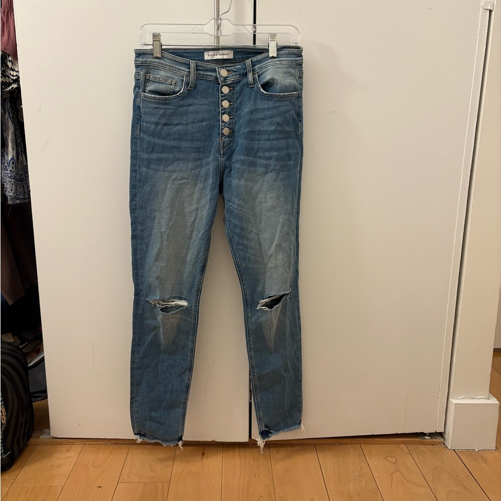 Flying Monkey Straight Leg Jeans - Size 28